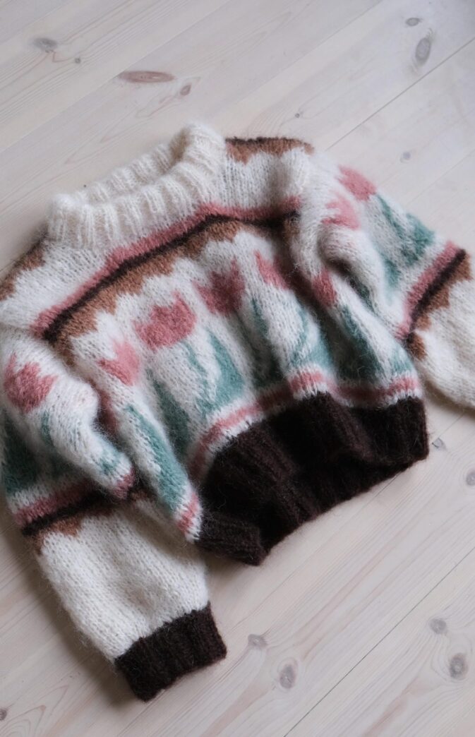 Mohair sweater 80s | Tulip sweater | HipKnitShop