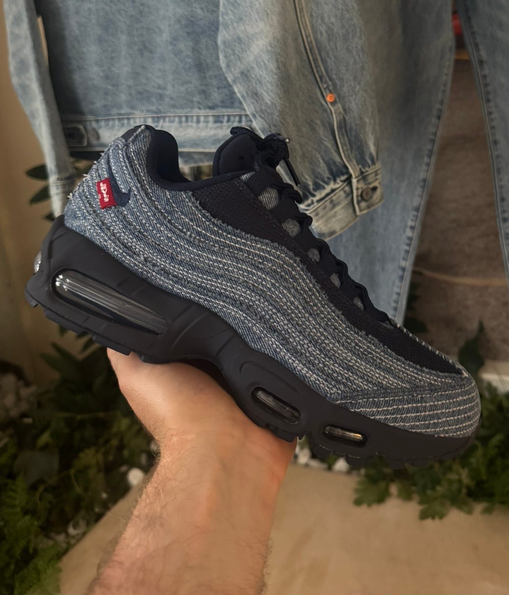 A First In-Hand Look at the Levi's x Nike Air Max 95 Sneakers