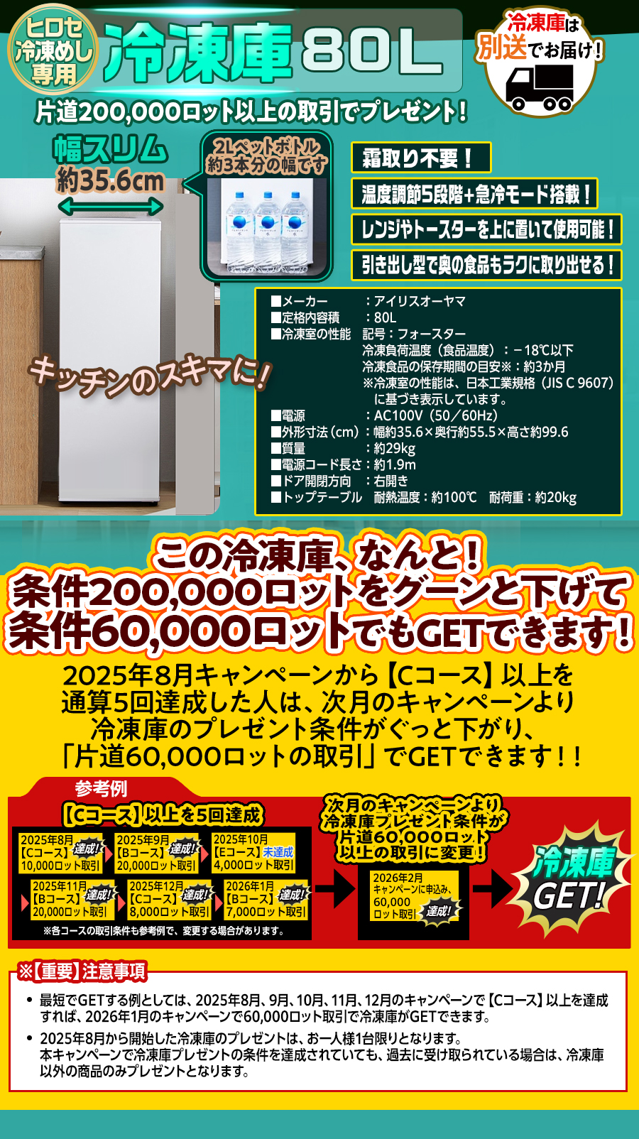 冷凍庫とピザとパスタのイタめしフェス