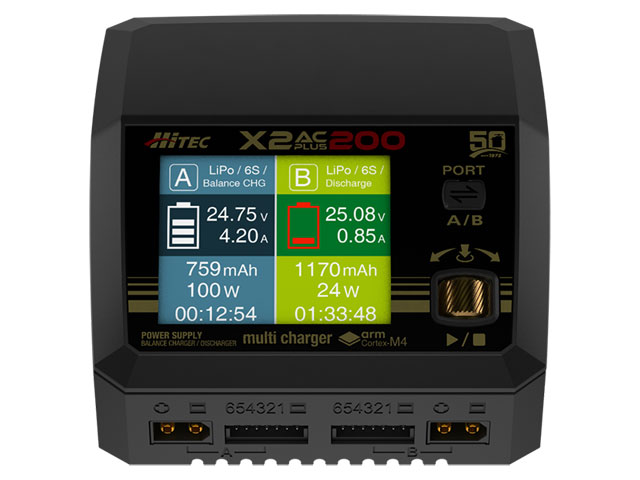 AC/DC 充・放電器 Multi Charger X2 AC PLUS 200 50th anniv.［ マルチ