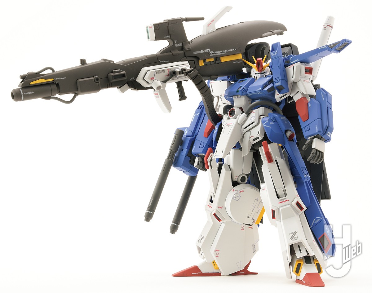 MG フルアーマーZZガンダム Ver.Ka」の完成見本をHJ撮り下ろしで細部