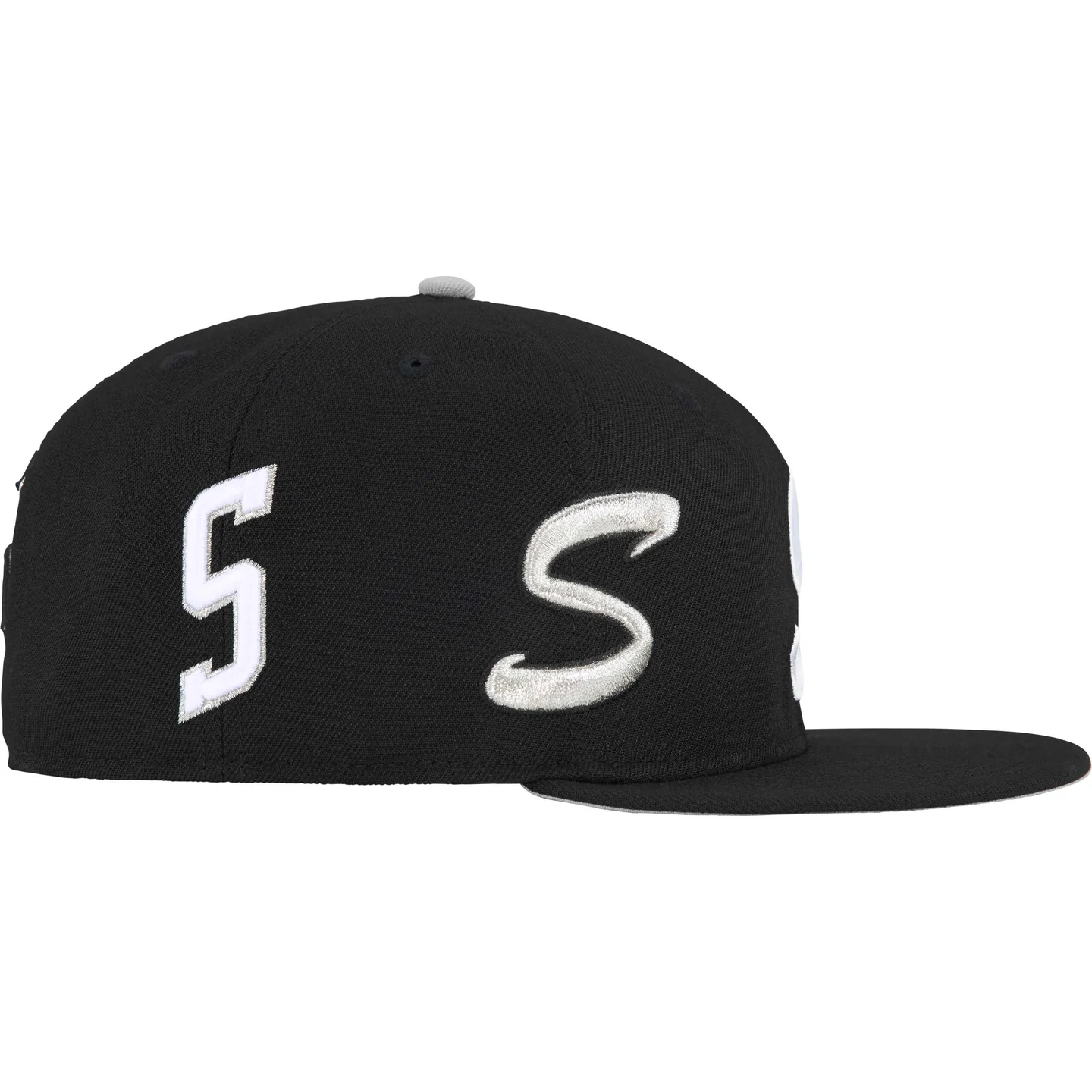 Supreme - MULTI S LOGO NEW ERA 59FIFTY CAP BLACK SS25H12