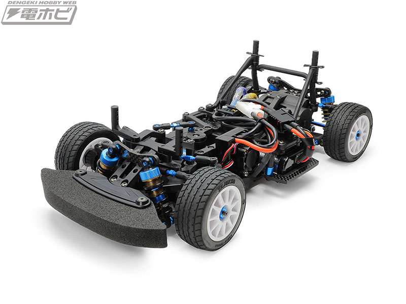 1/10電動RCカー用の後輪駆動シャーシ「M-08Rシャーシキット」がタミヤ