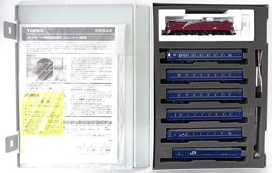 公式]鉄道模型(98642JR EF81・24系 特急寝台客車 (エルム) 7両セット