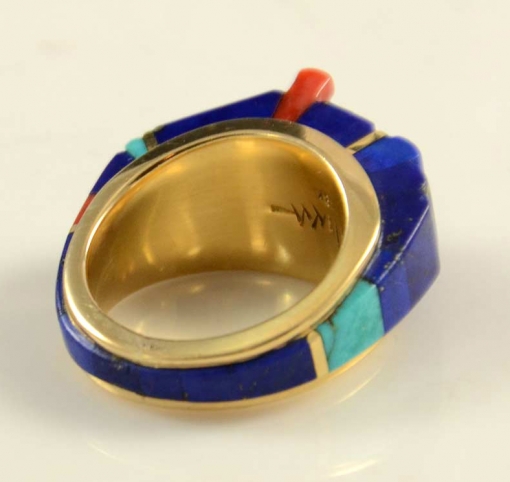 Charles Loloma 18kt Gold Hopi Ring | Southwest Indian Jewelry Sedona
