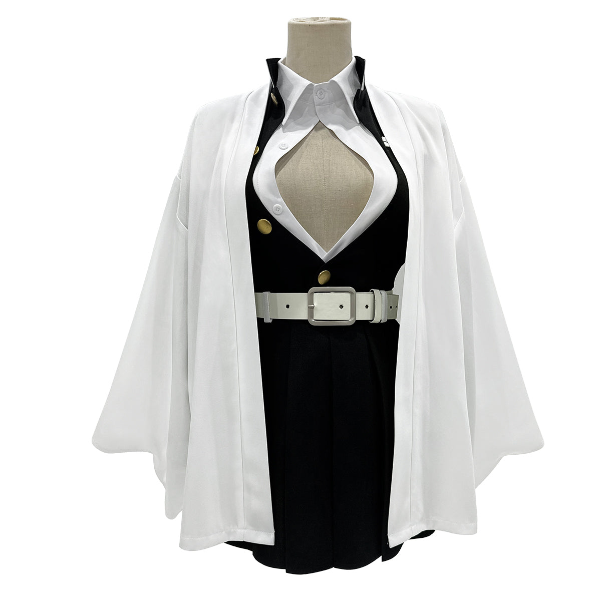 在庫品】HOLOUN 鬼殺の隊 甘露寺蜜璃コスプレ服 ハロウィン アニメ