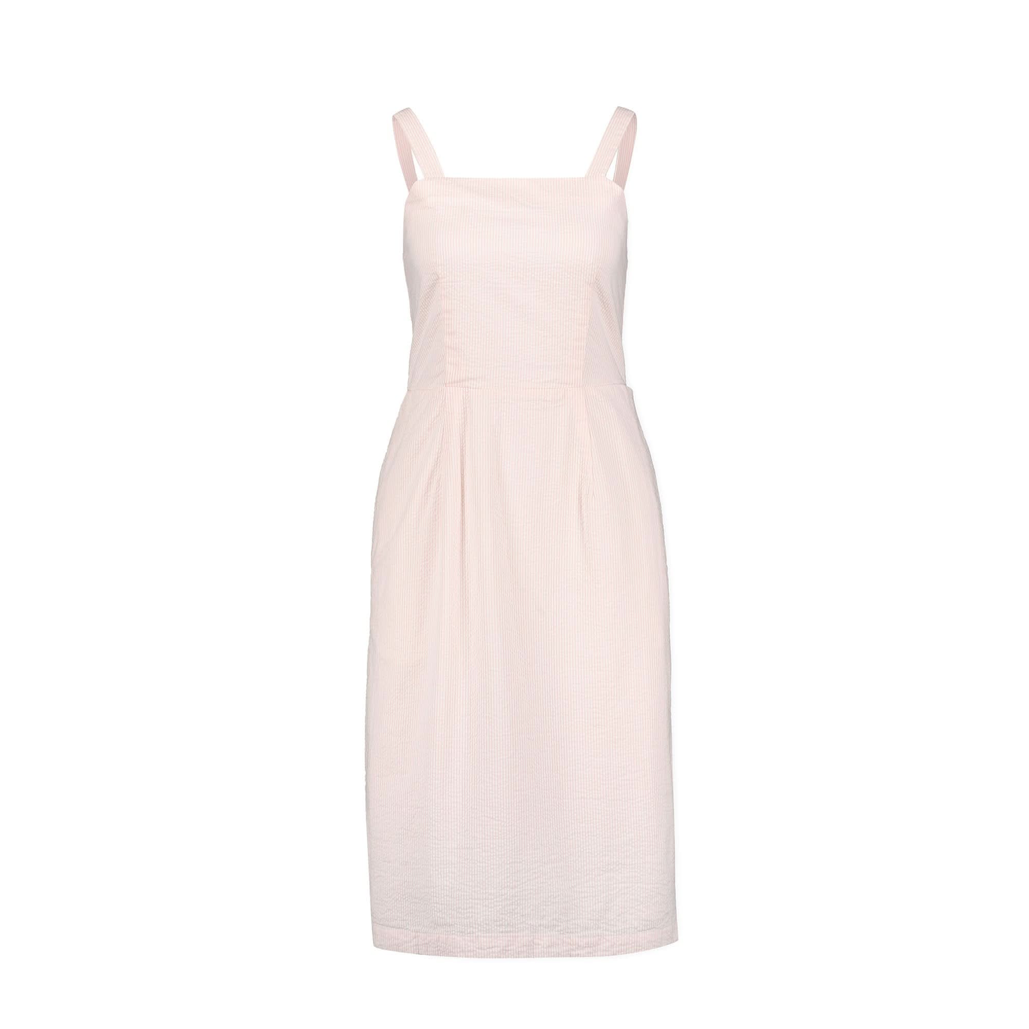 Organic Seersucker Sheath Dress Light Pink – Hope & Henry