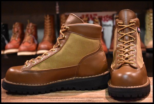 6.5EE 美品 白タグ】Danner ダナーライト 30425X 茶 ブラウン