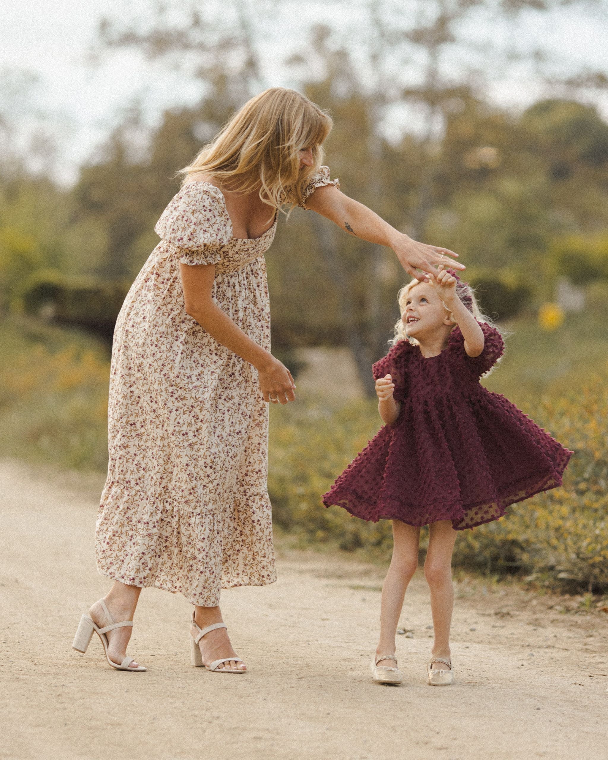 Noralee Chloe Dress - Floral Fig – Hopscotch Kids