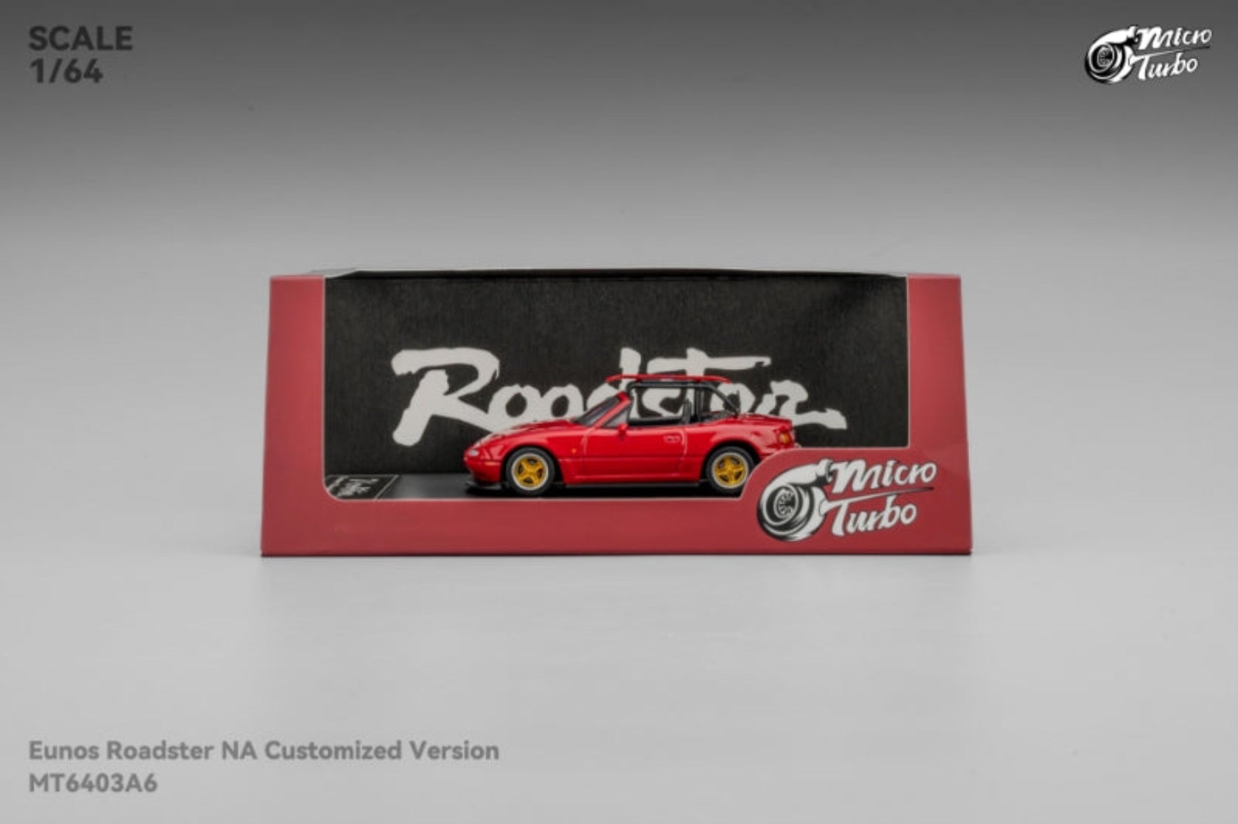 Microturbo 1:64 Mazda MX5 Eunos Roadster Red MT6403A6 – Horizon