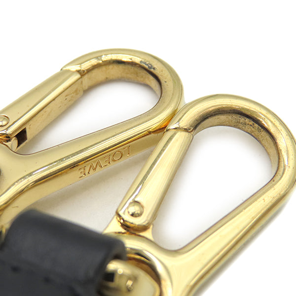 ロエベ LOEWE アナグラム ストラップ ネイビー×ブラック カーフ