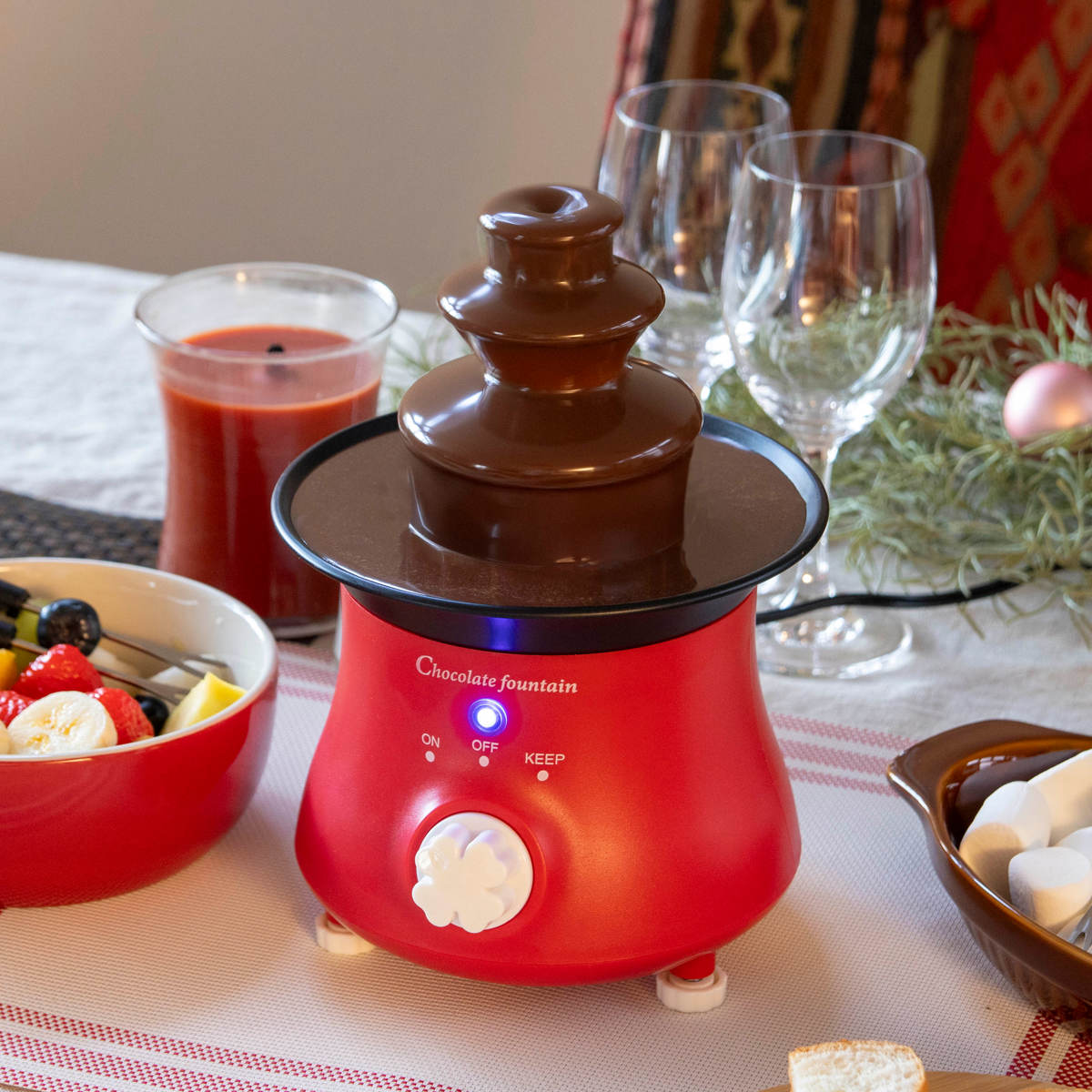 チョコレートファウンテン リトルリッチ S 電気式 2～4人用 お菓子作り