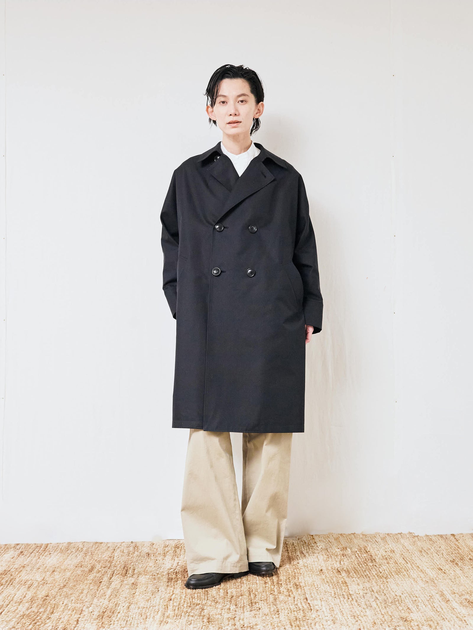 TICCA | テントトレンチコート TBFS-161(直営店限定カラー)ブラック