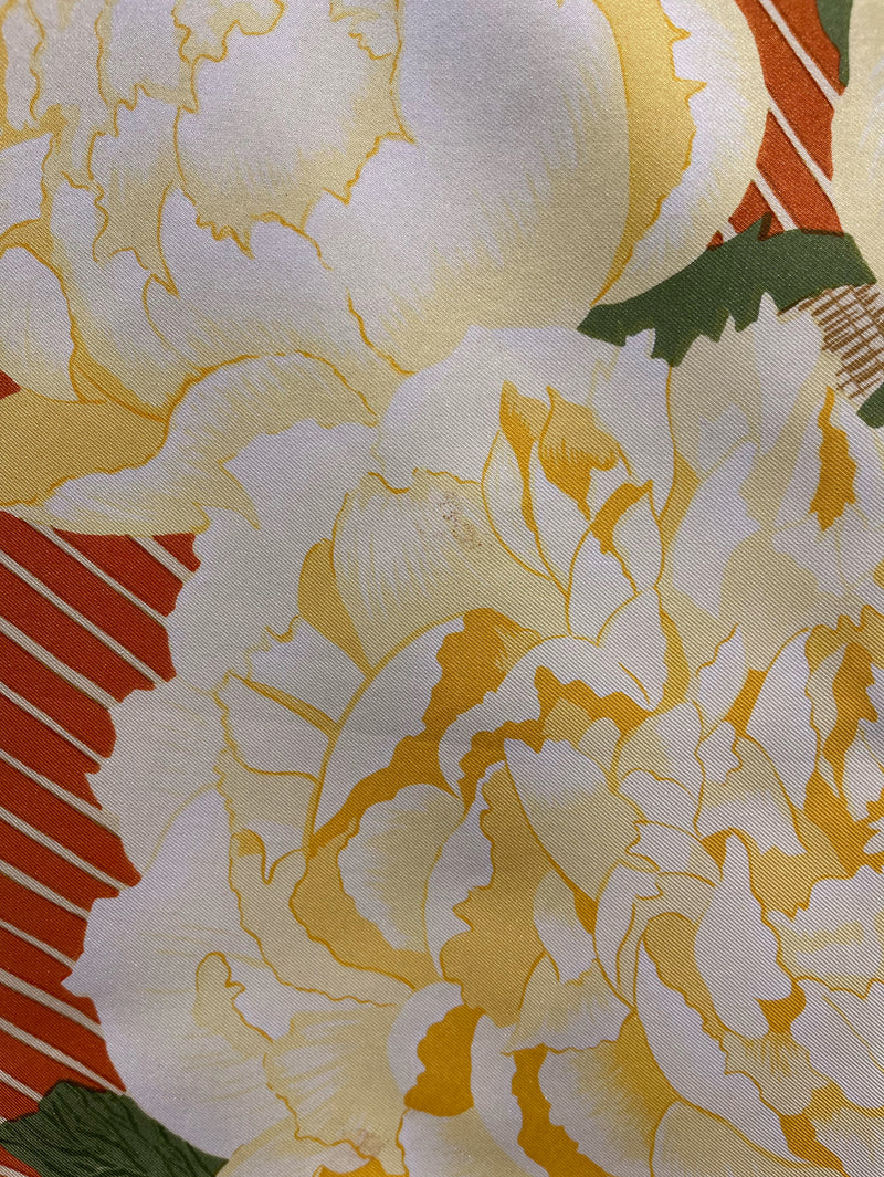 VINTAGE HERMES｜スカーフ LES PIVOINES カレ90 – H+HELIOTROPE