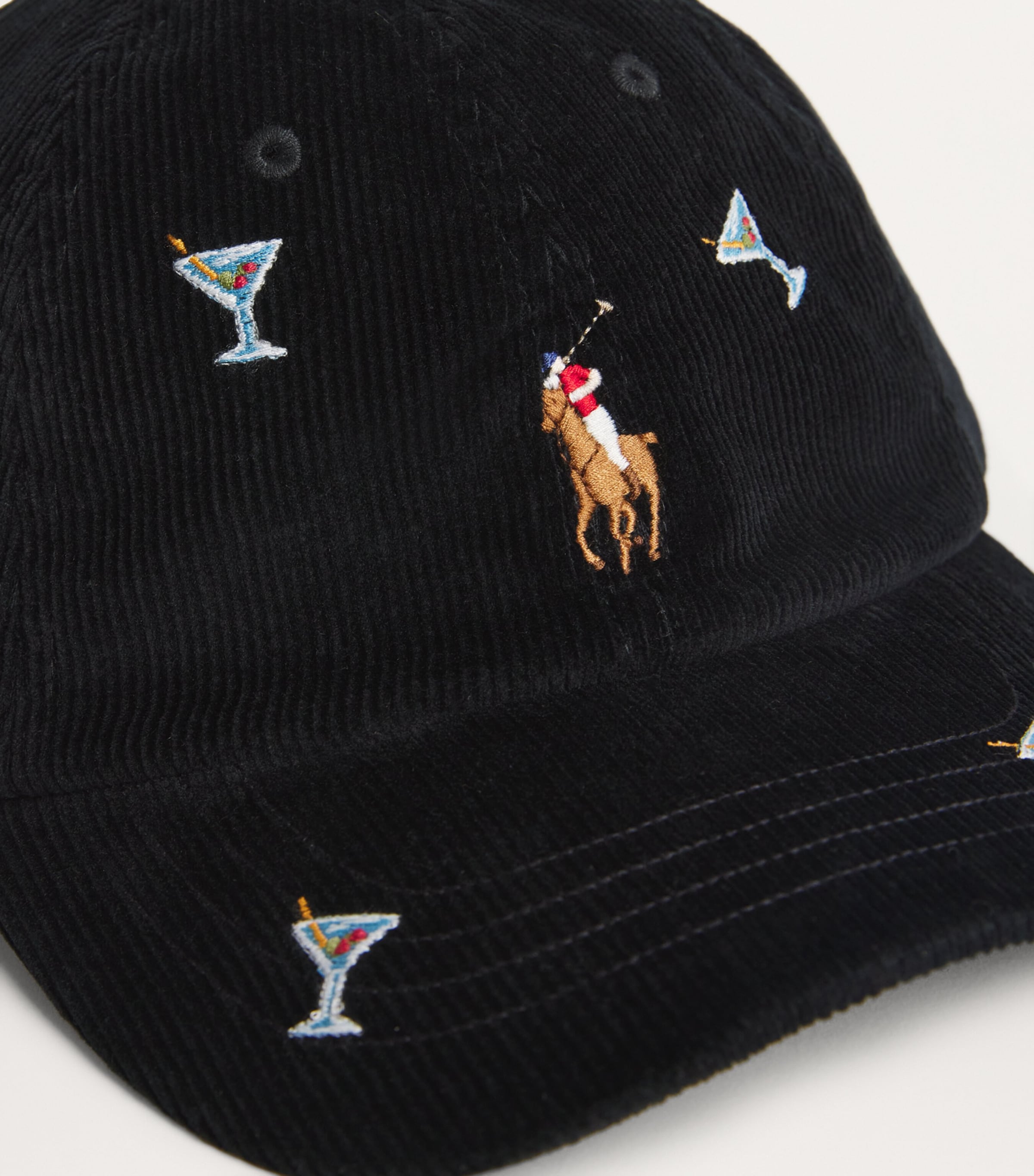 Polo Ralph Lauren Multi Corduroy Embroidered Baseball Cap | Harrods US