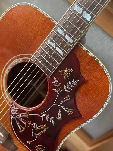 Violão Gibson Hummingbird - Custom Shop - Murphy Lab Laranja