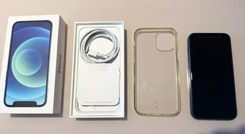 Iphone 12 Mini 64 Gb Azul - Excelente Estado, Na Caixa Azul