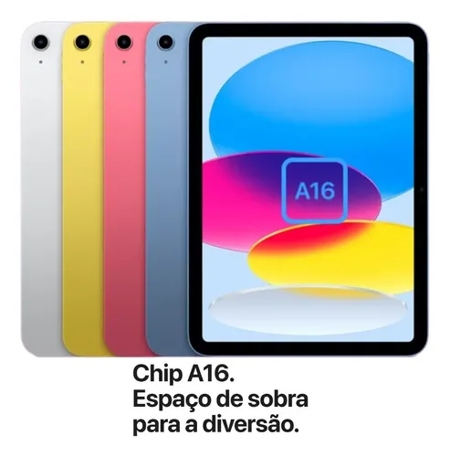 iPad 11 A16 128gb Apple 11 Poleg Wi-fi 6 Garantia 1 Ano Novo