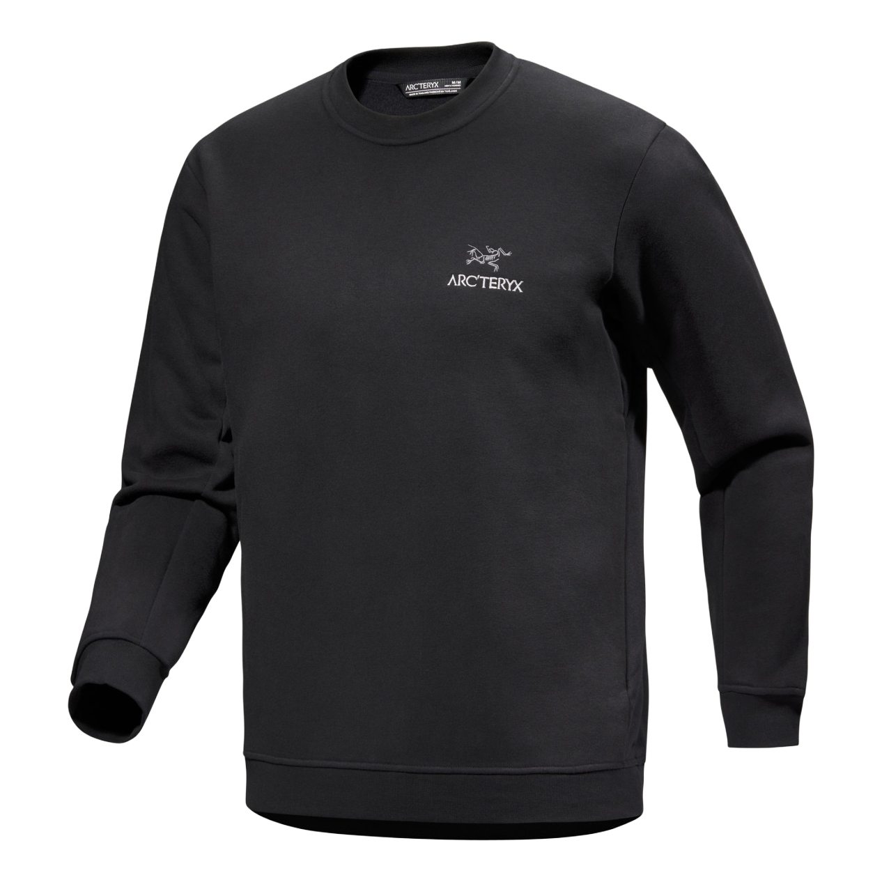 Arc'teryx Emblem Fleece Crew - Black | Crewneck Sweatshirts