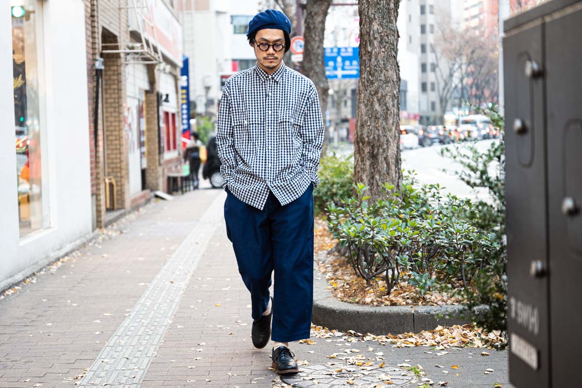 ポータークラシック ギンガム ロールアップシャツ | HUES 福岡セレクト