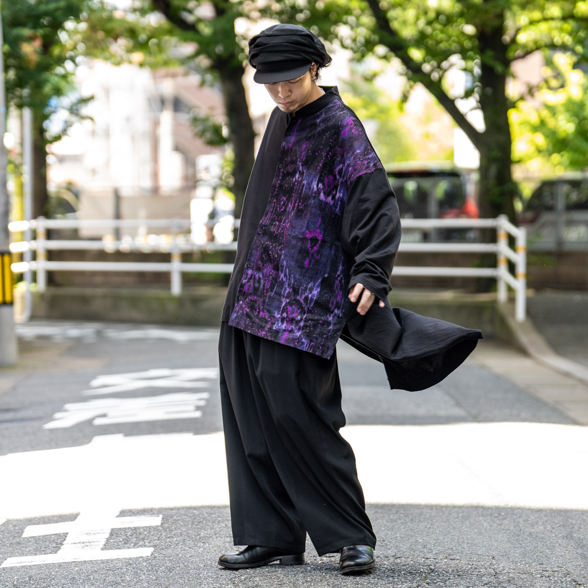 YOHJI YAMAMOTO パターンパネルカーディガン | HUES 福岡セレクトショップ