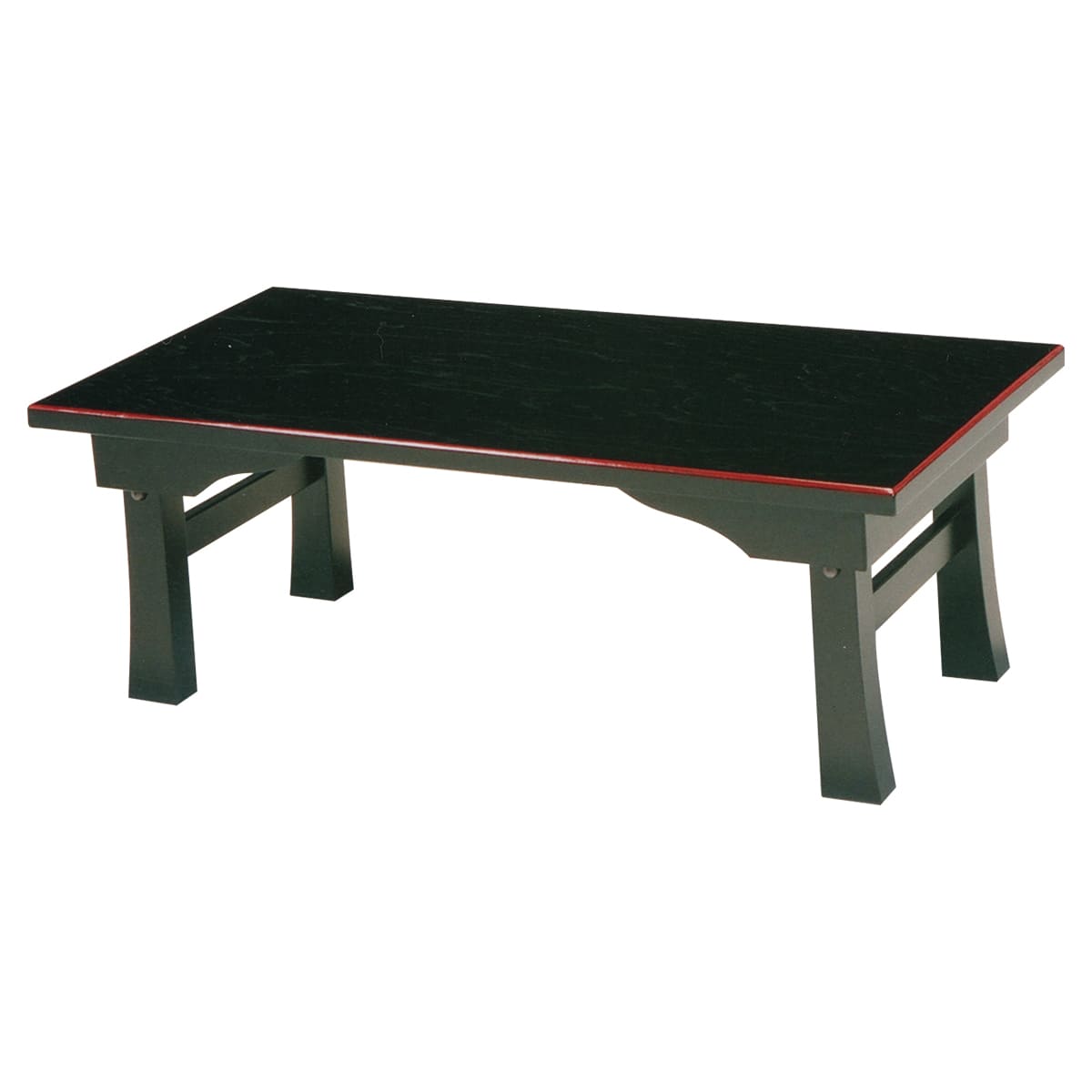 二月堂 ケヤキ突板 宴会テーブル 折脚 ZT-118｜かねみつ漆器店の座卓