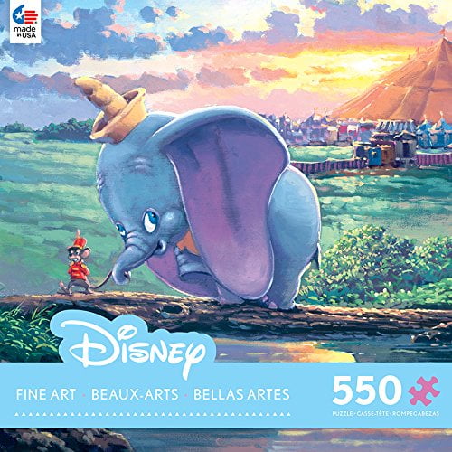 Disney Dumbo Fine Art Unlikely Friends Puzzle (550 Piece), 550