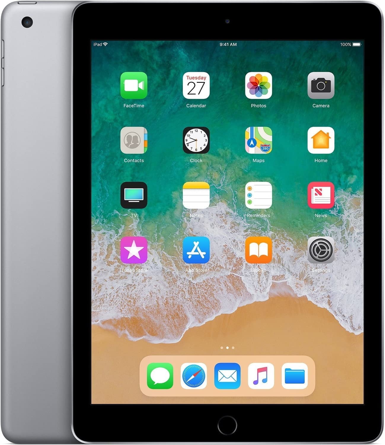 Pre-Owned Apple iPad 6th Gen 128GB Wi-Fi, 9.7in - Space Gray