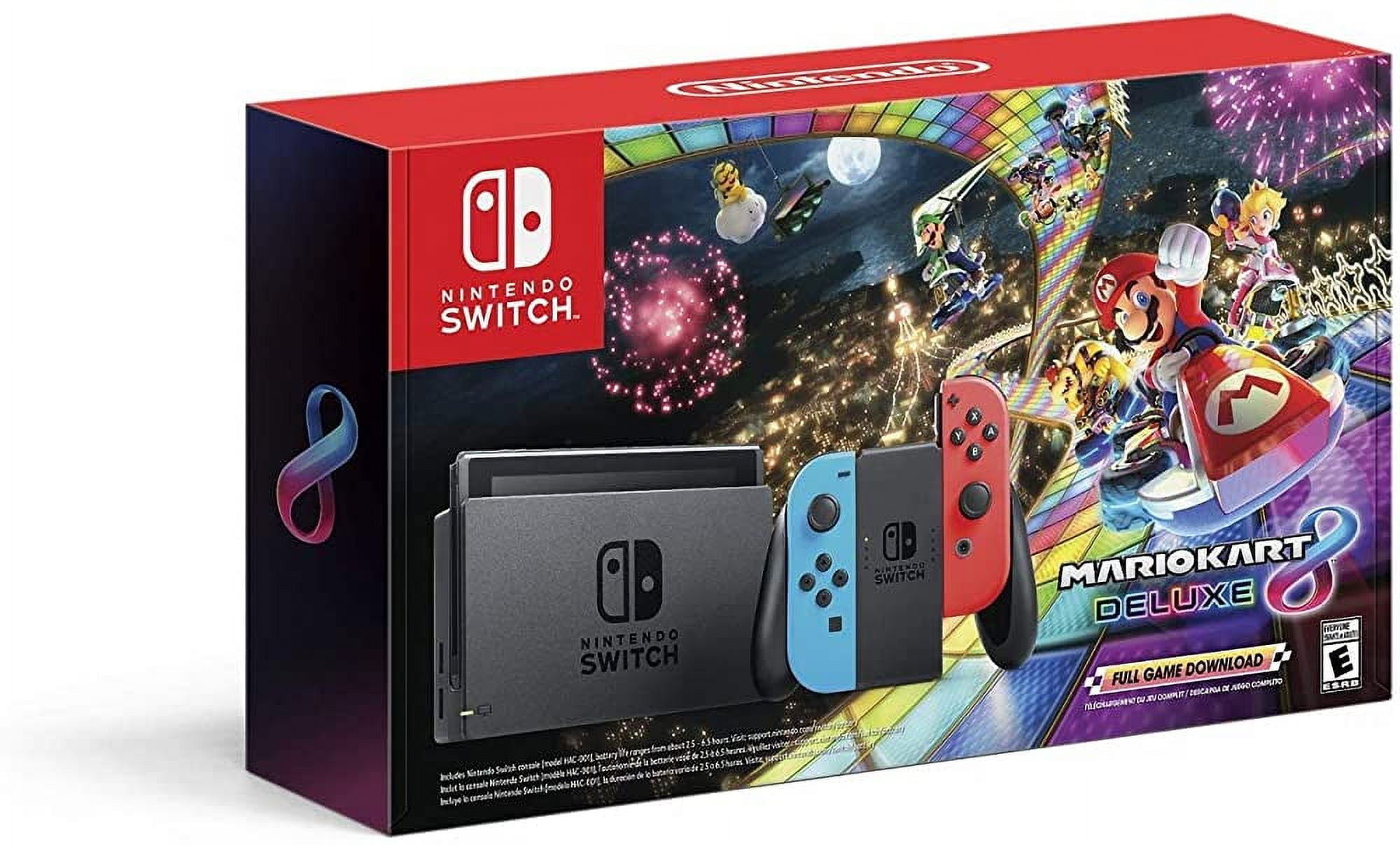 Nintendo Switch Neon Blue/Red Joy-Con HAC-001 Game Console w