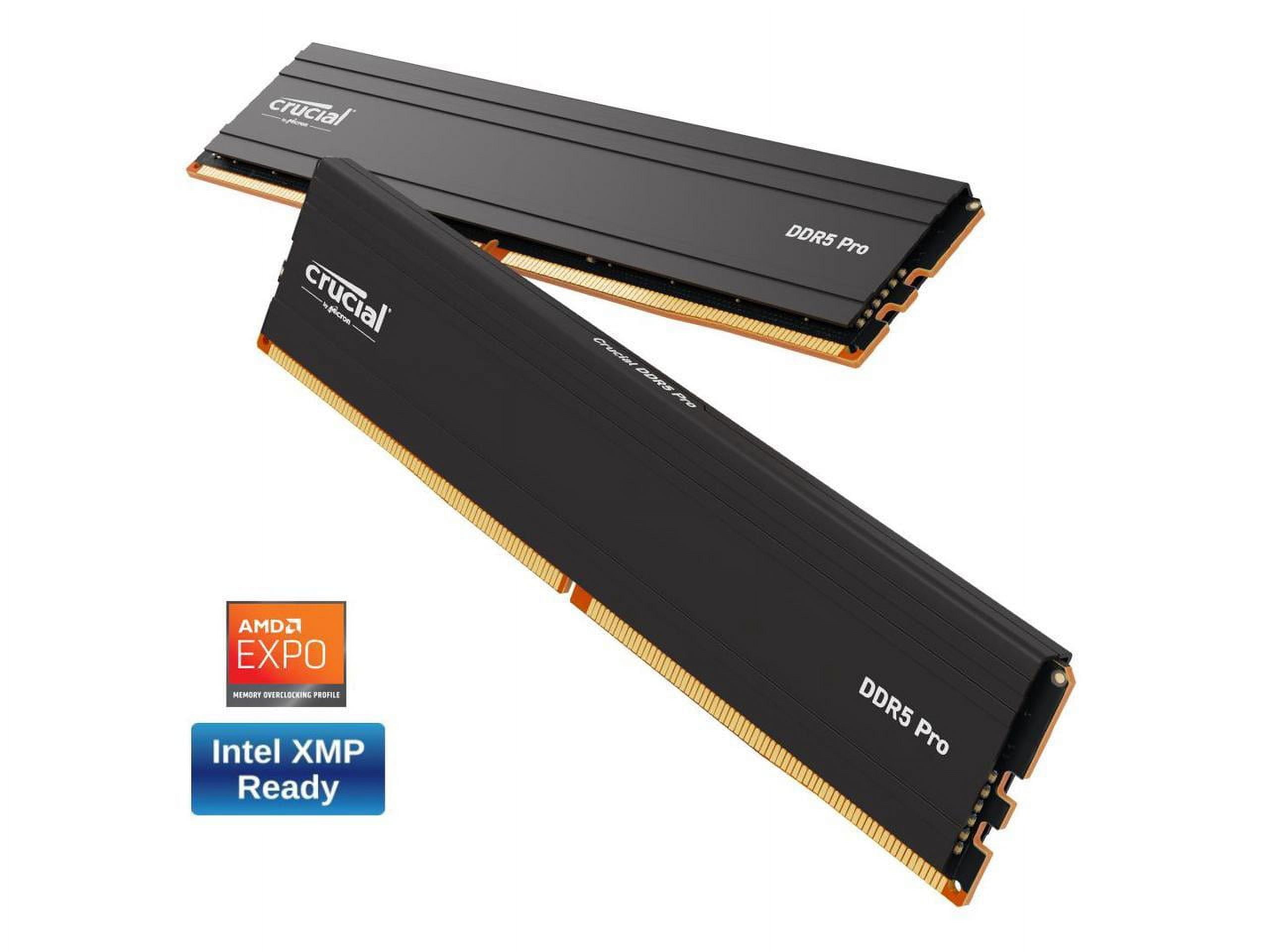 Crucial Pro 32GB (2x16GB) DDR5 5600 PC5 44800 XMP 3.0 AMD EXPO