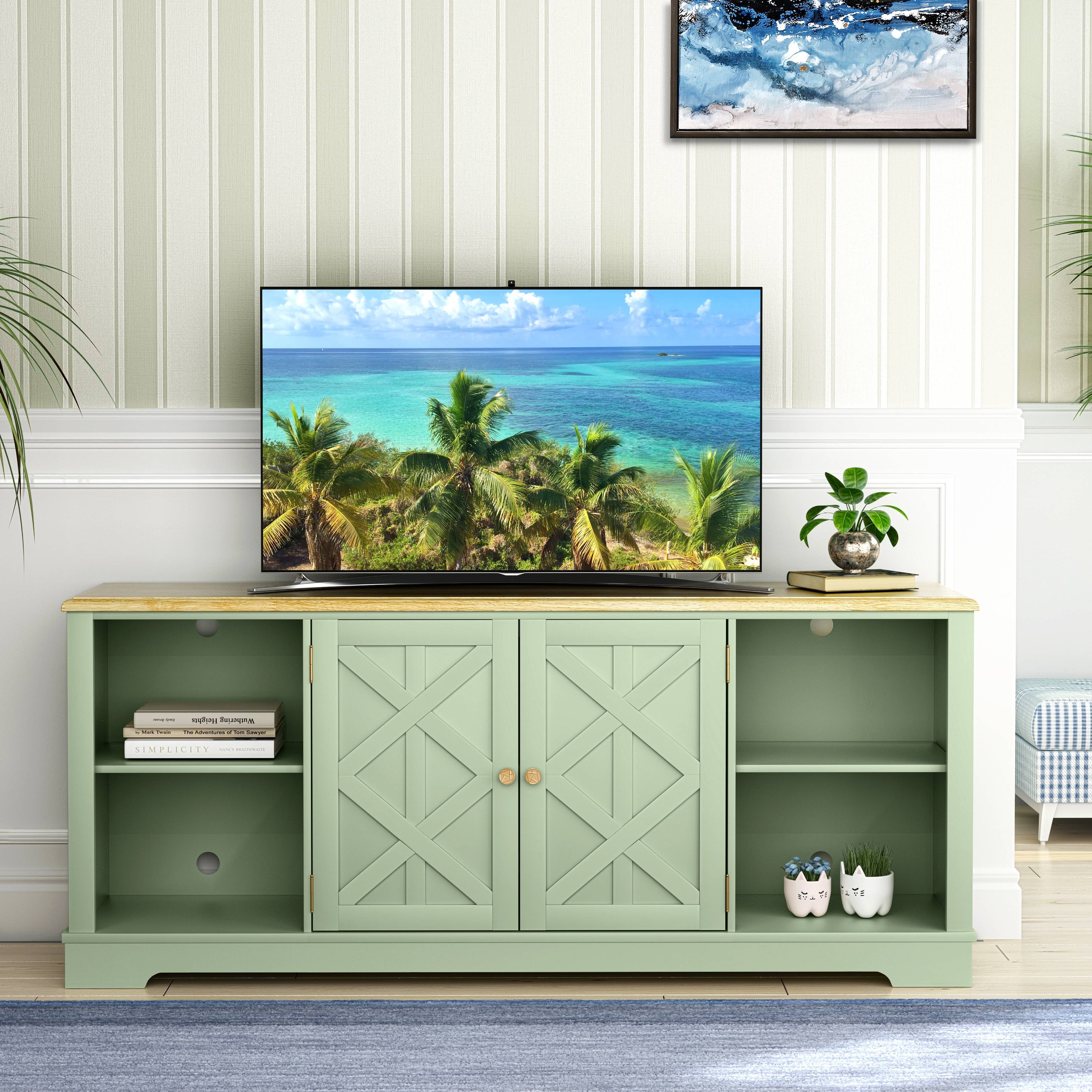FESTIVO 70 inch TV Stand Entertainment Center for TVs up to 75