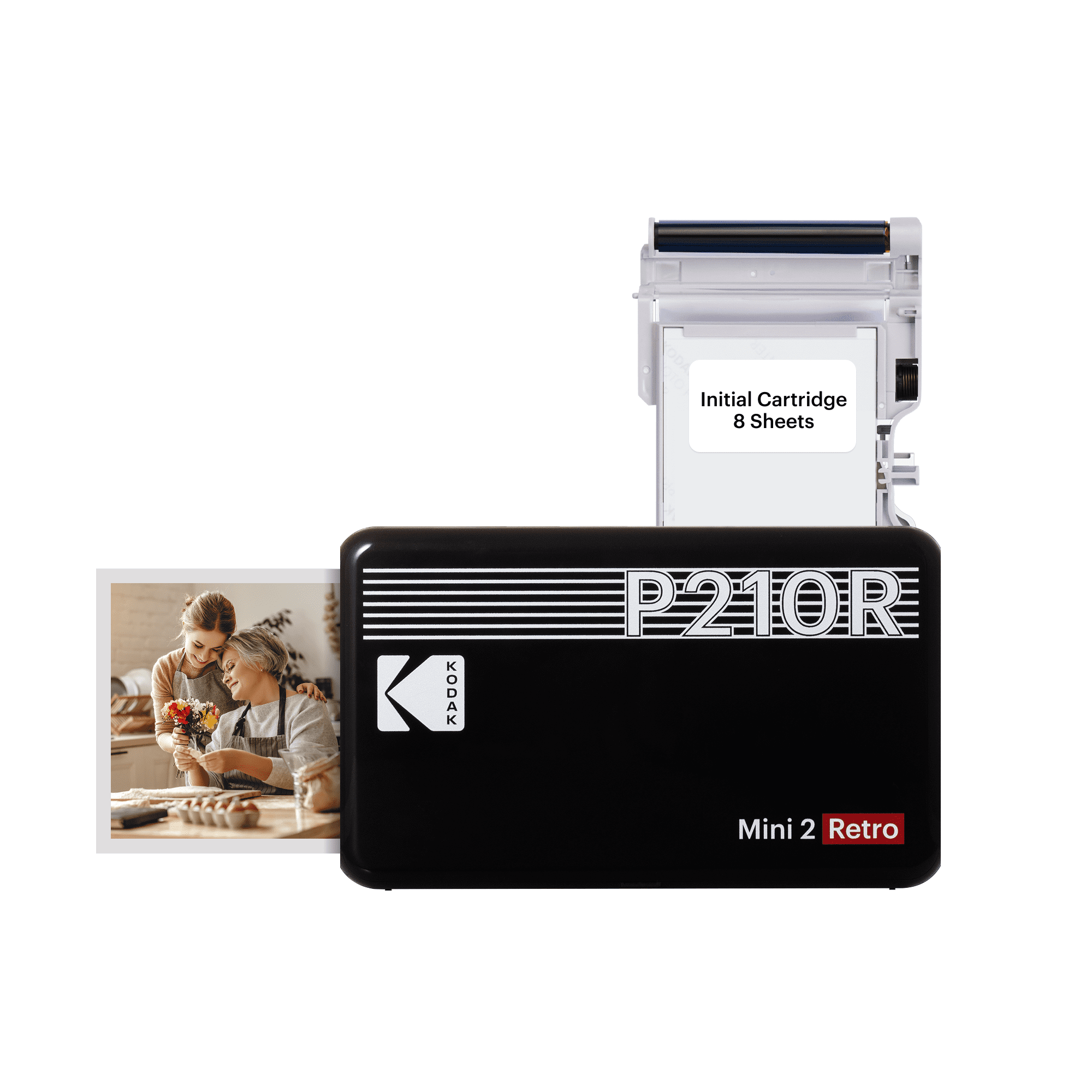 KODAK Mini 2 Retro Portable Photo Printer, Wireless, 2.1x3.4
