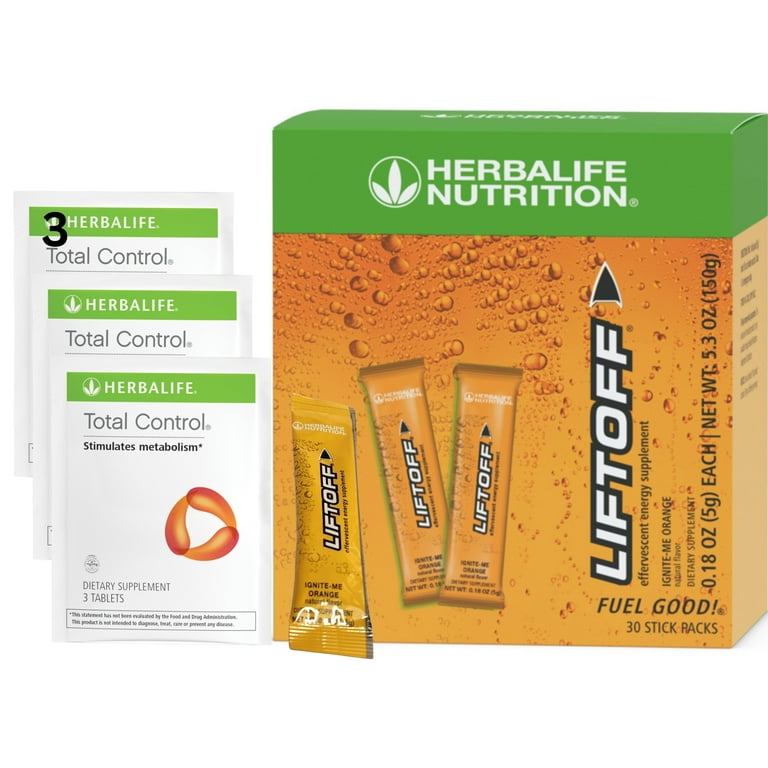 Herbal life. Nutrition Liftoff Stick Pack Ignite Me Orange Instant