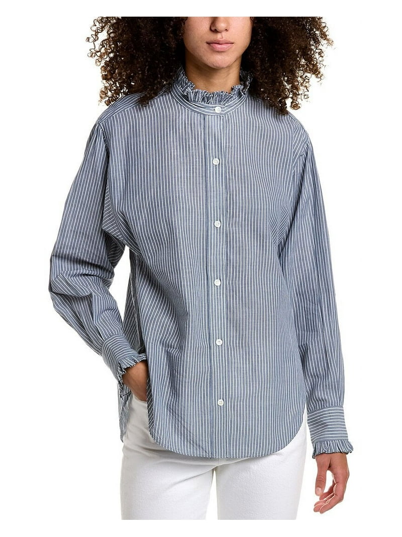 Isabel Marant womens Étoile Saoli Shirt, 36, Blue - Walmart.com