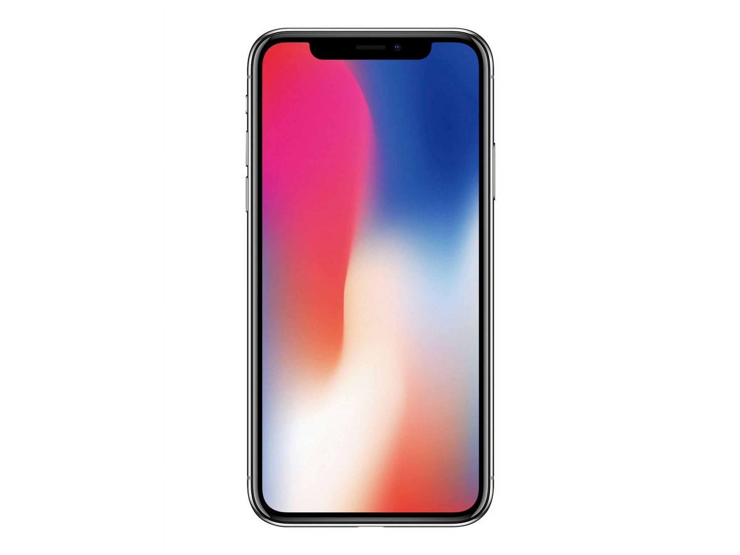 Apple iPhone X, Open Box, Carrier Unlocked, 64GB, Silver, Dual
