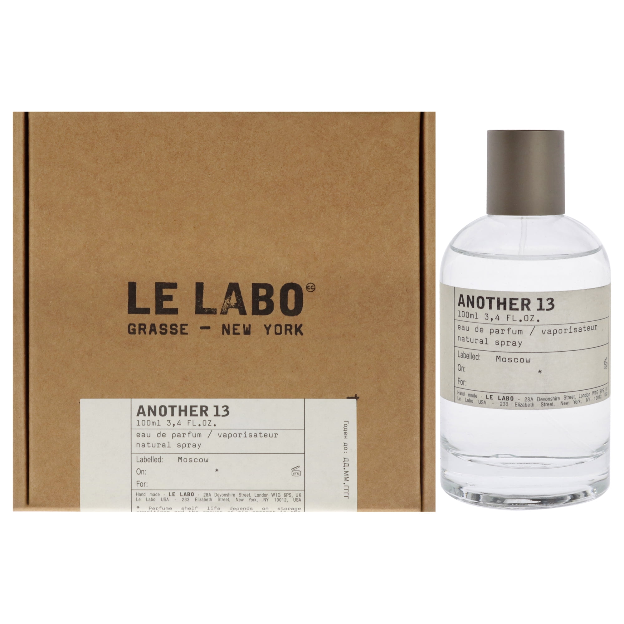Le Labo Another 13, 3.4 oz EDP Spray, Amber Woody Fragrance