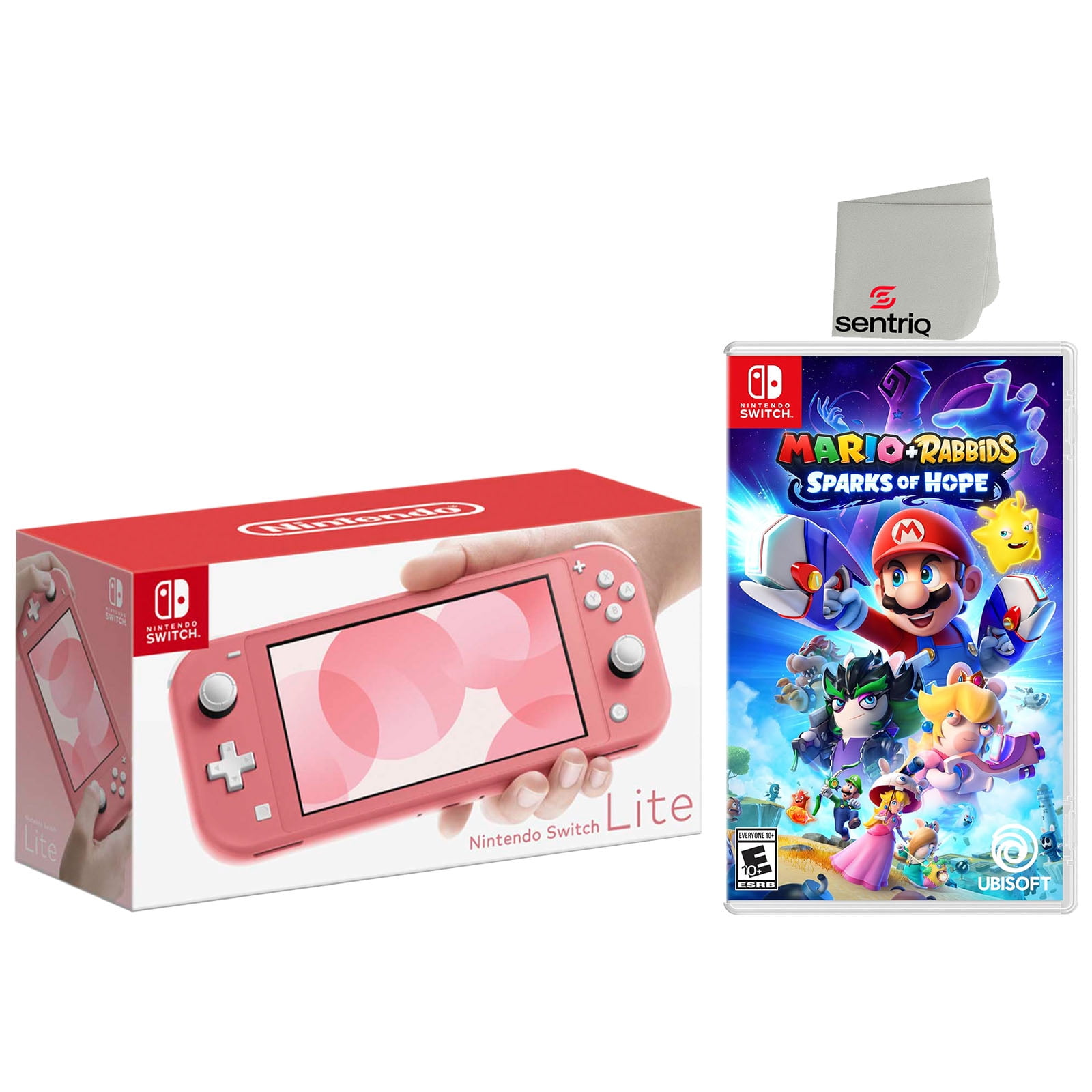 Nintendo Switch Lite 32GB, Mario + Rabbids Bundle, Japan Import