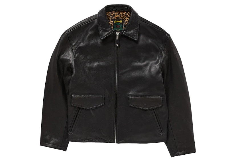 Supreme-Men-s-Schott-Leather-