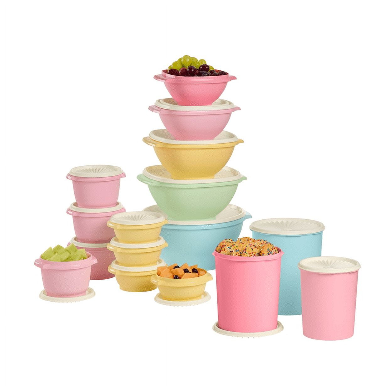 Tupperware Heritage Collection Food Storage Containers, Set of 32