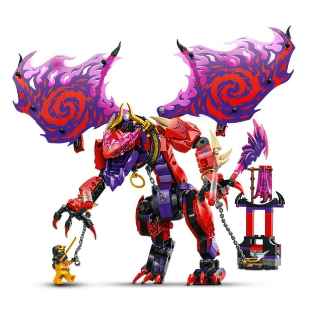 LEGO NINJAGO Thunderfang Dragon of Chaos Building Set, 668 pcs