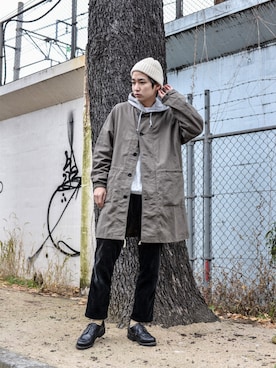N.HOOLYWOODのモッズコートを使った人気ファッションコーディネート - WEAR