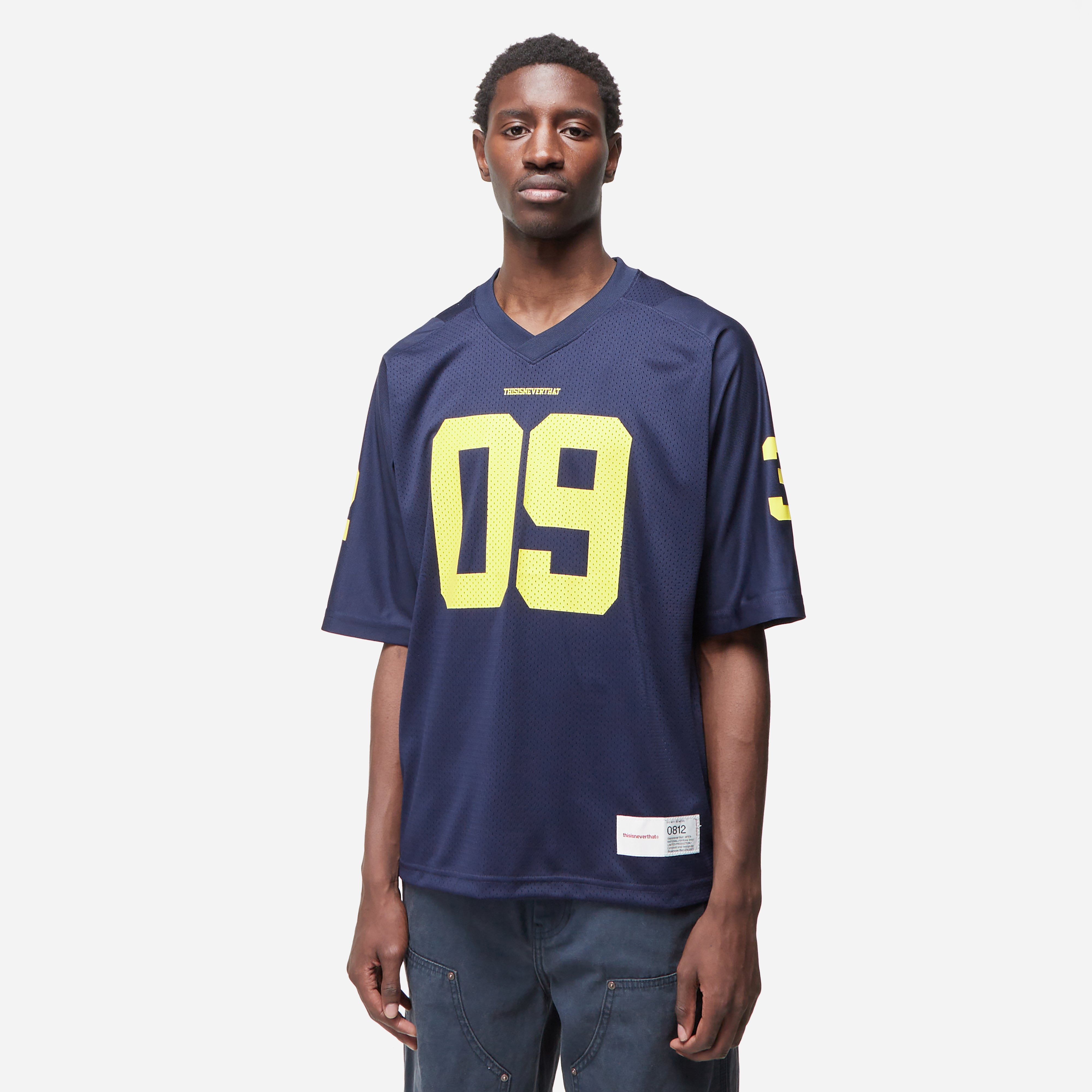 Navy Thisisneverthat Mesh Football Jersey | HIP
