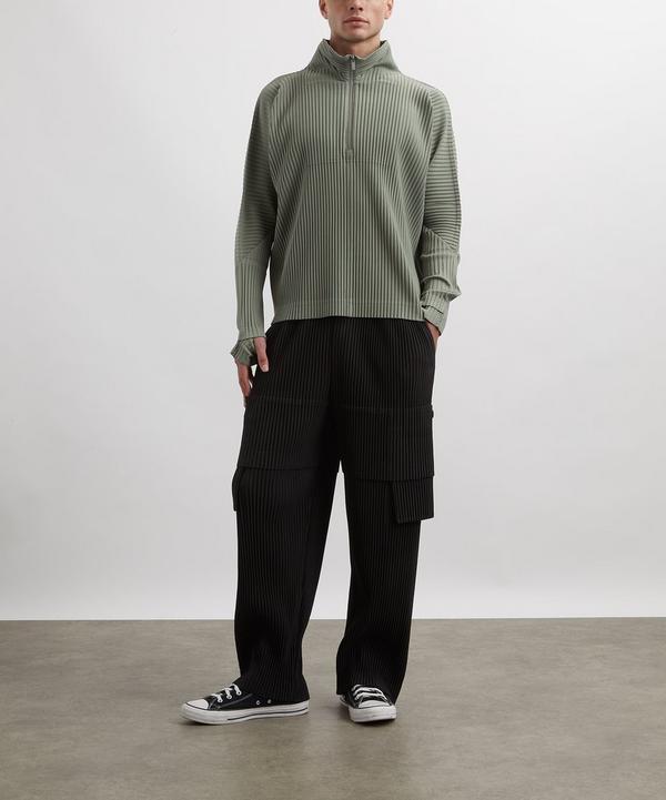 HOMME PLISSÉ ISSEY MIYAKE Pleated Half Zip Top | Liberty