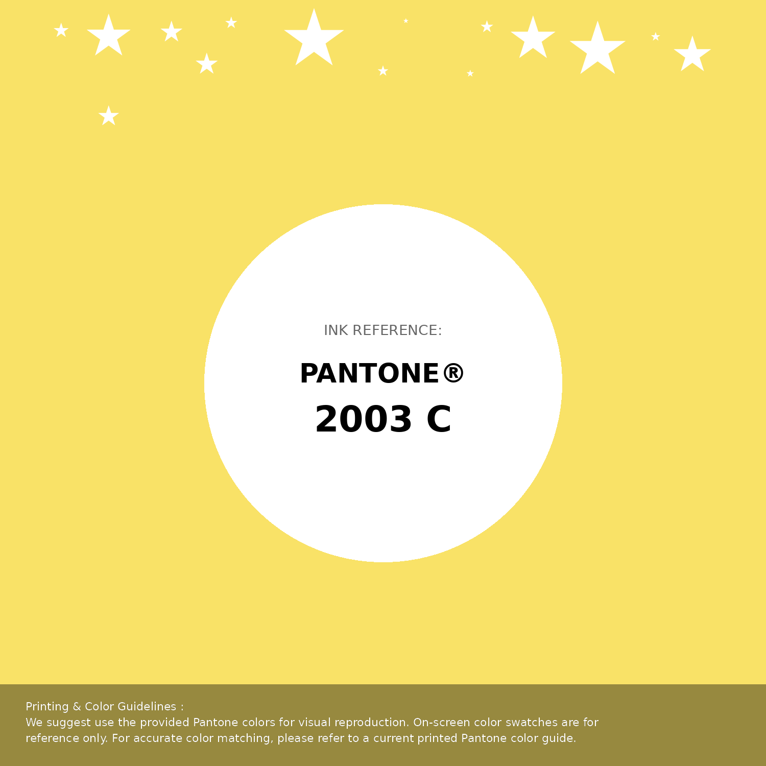 Hex Color #f9e267 | Printing Match PANTONE 2003 C | Color
