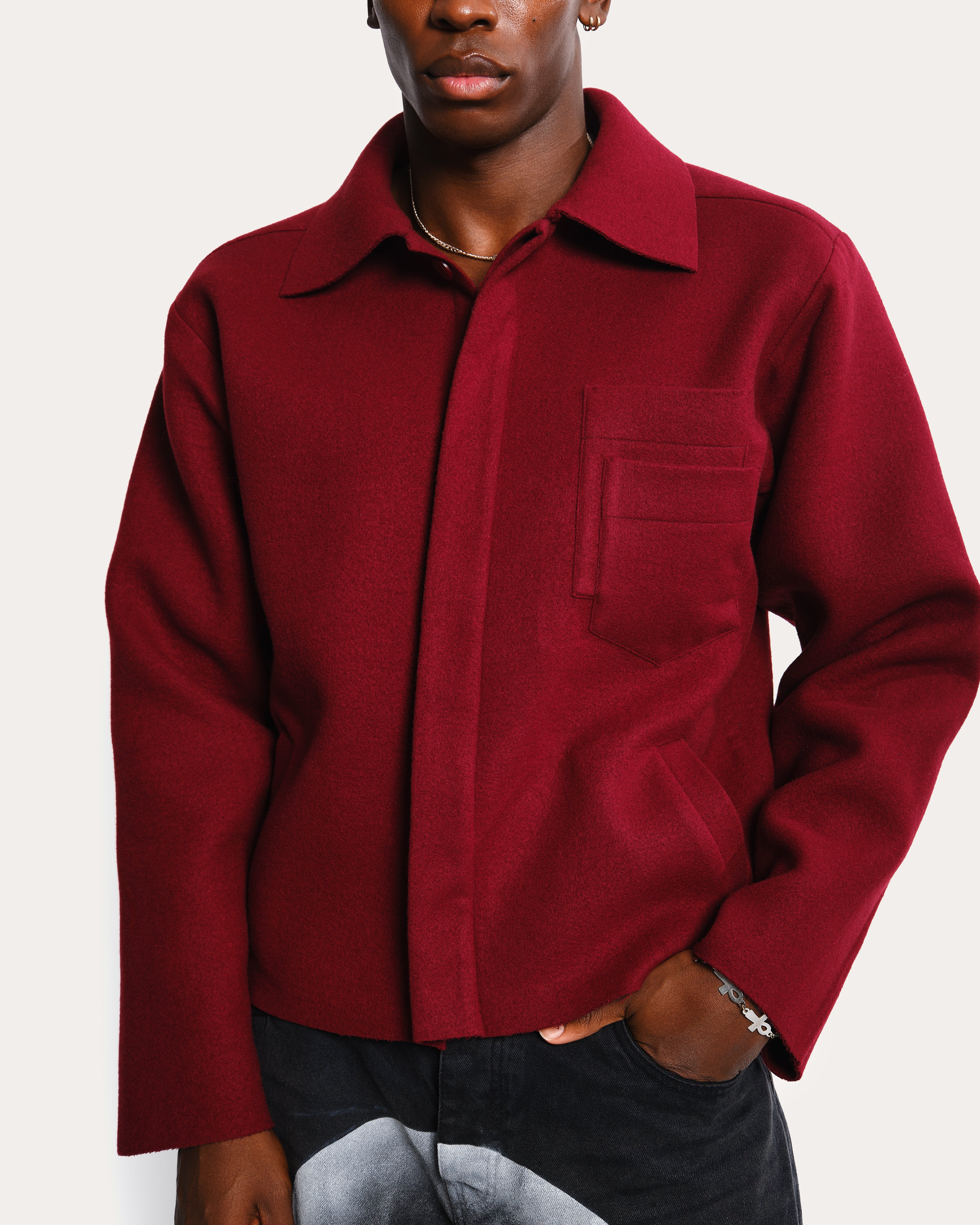 His Cashmere and Wool Jacket – Igdalyah