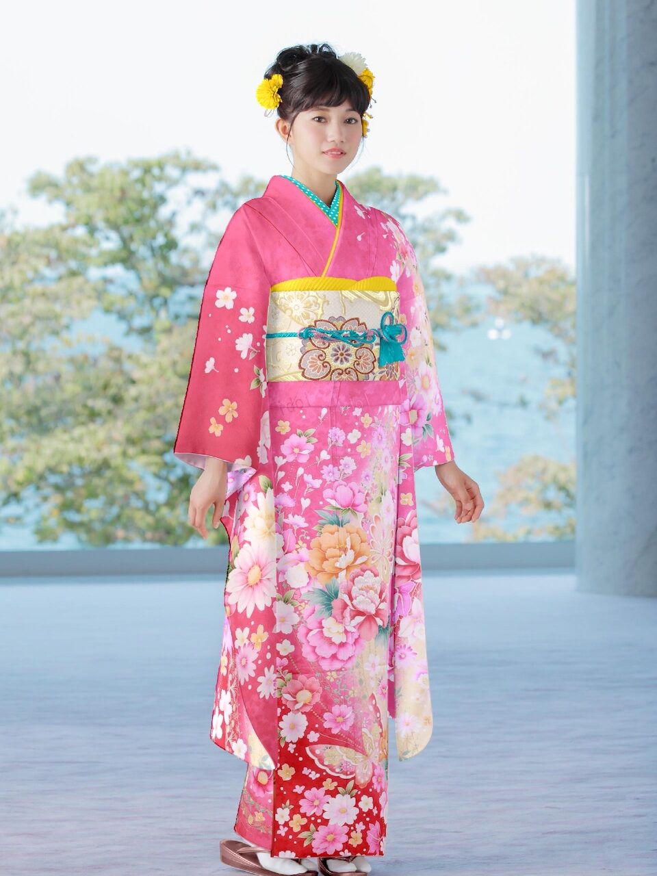 ピンクの振袖一覧 ｜アイドル by やまと