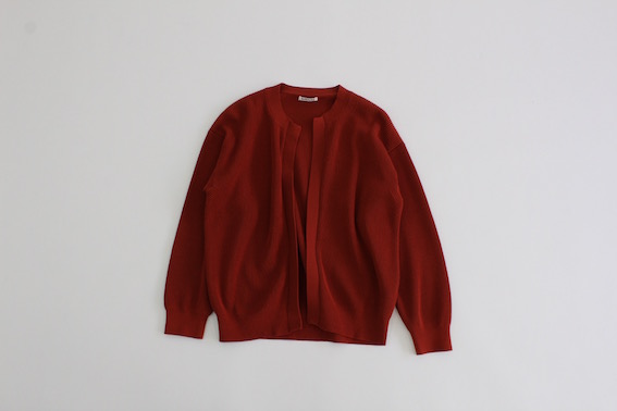 AURALEE / SUPER HARD TWIST RIB KNIT CARDIGAN | IDEAL