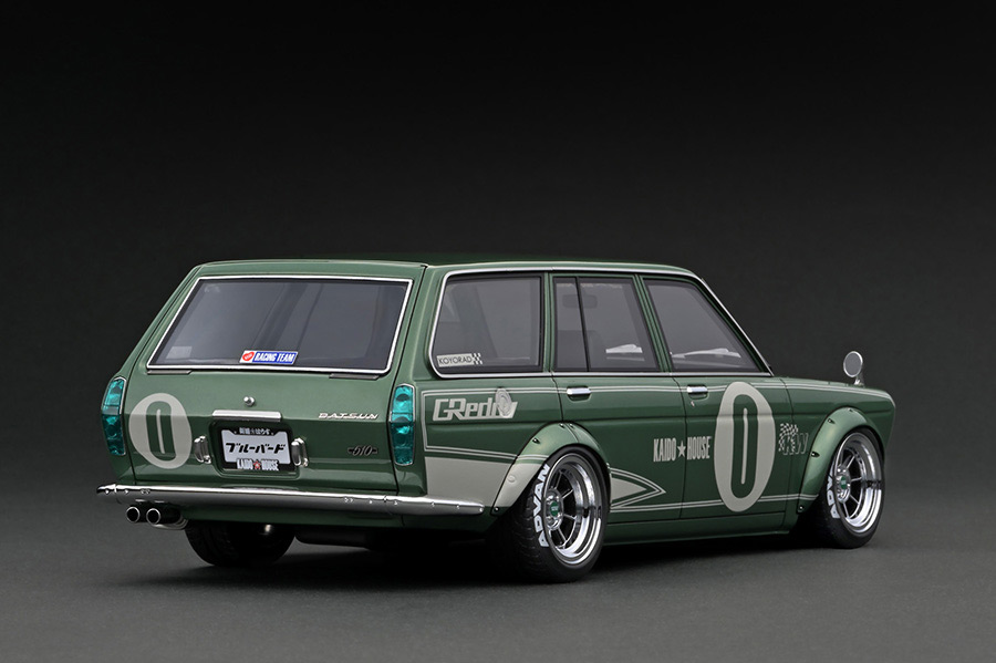 IG3148 1/18 Datsun Bluebird (510) Wagon Green Metallic With Mr