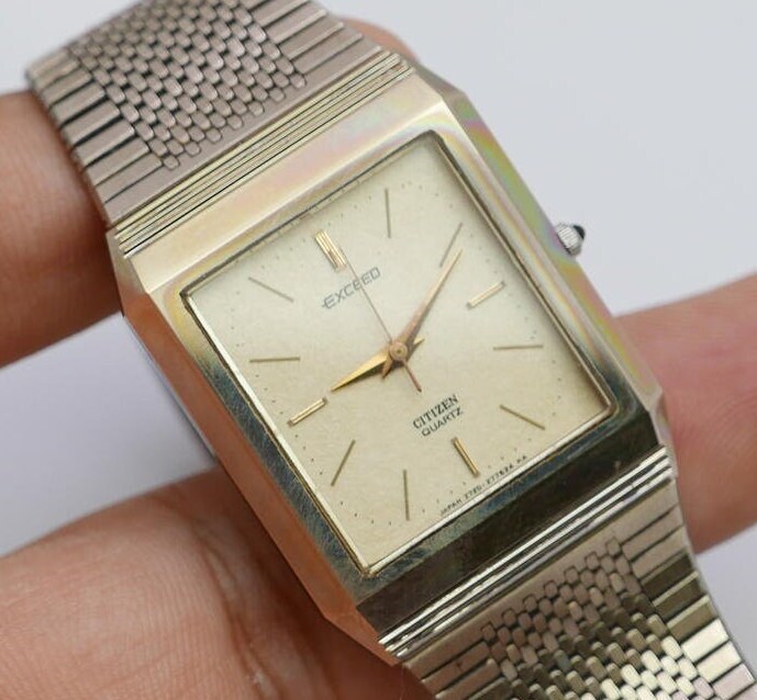 Vintage Citizen Exceed UHAG Ultra Hard Alloy Gold (titanium