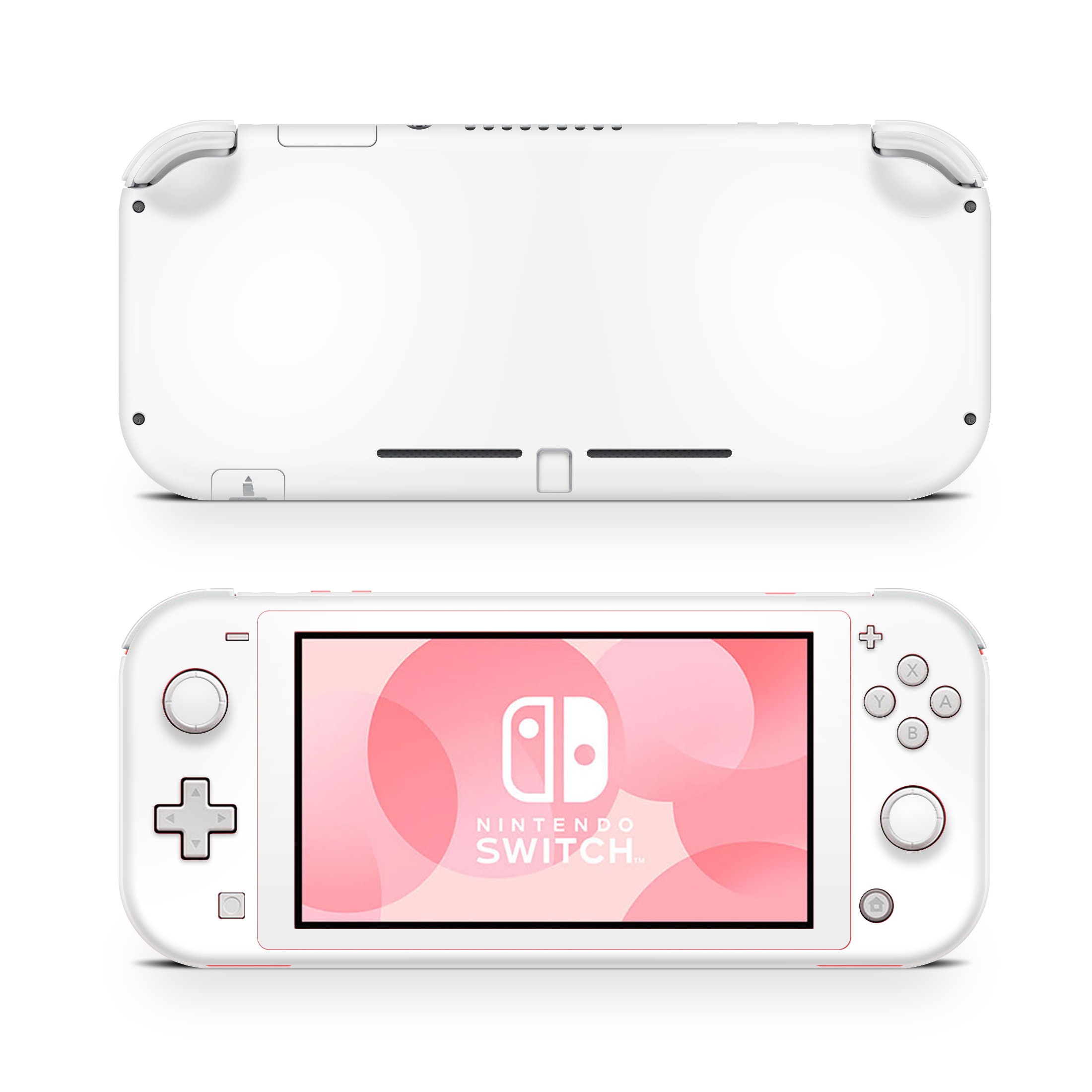 Nintendo Switch Lite用スキンシール（ゲーム機本体用、ホワイト